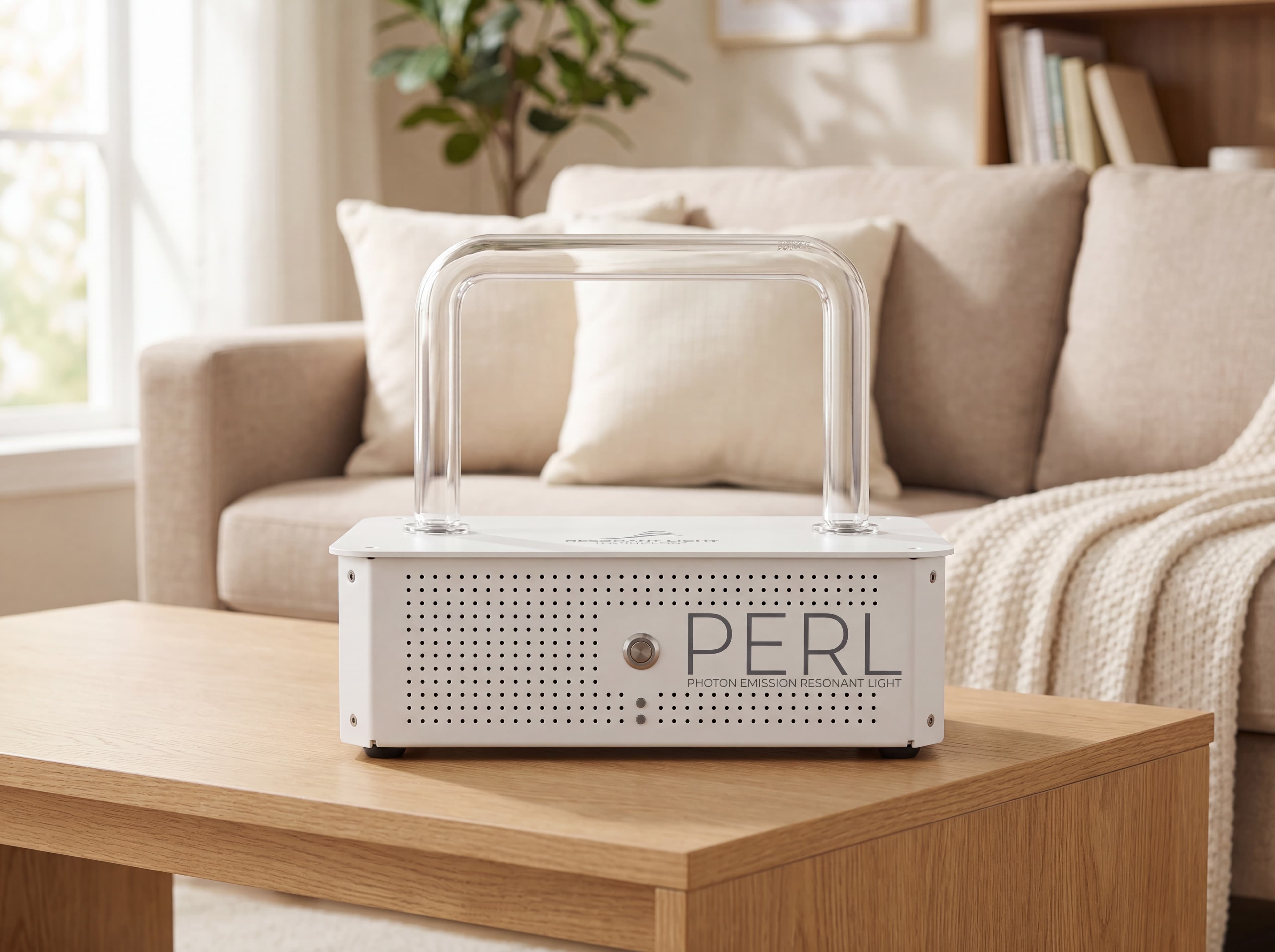 PERL broadcasting frequencies throughout a living room