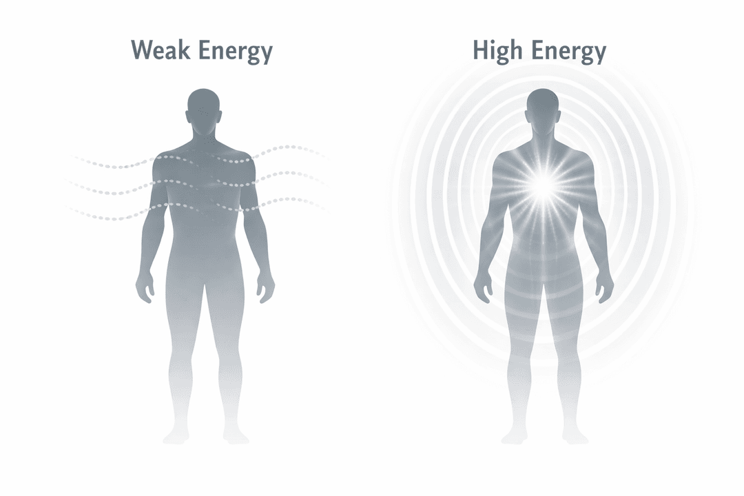 Weak vs high energy frequency absorption